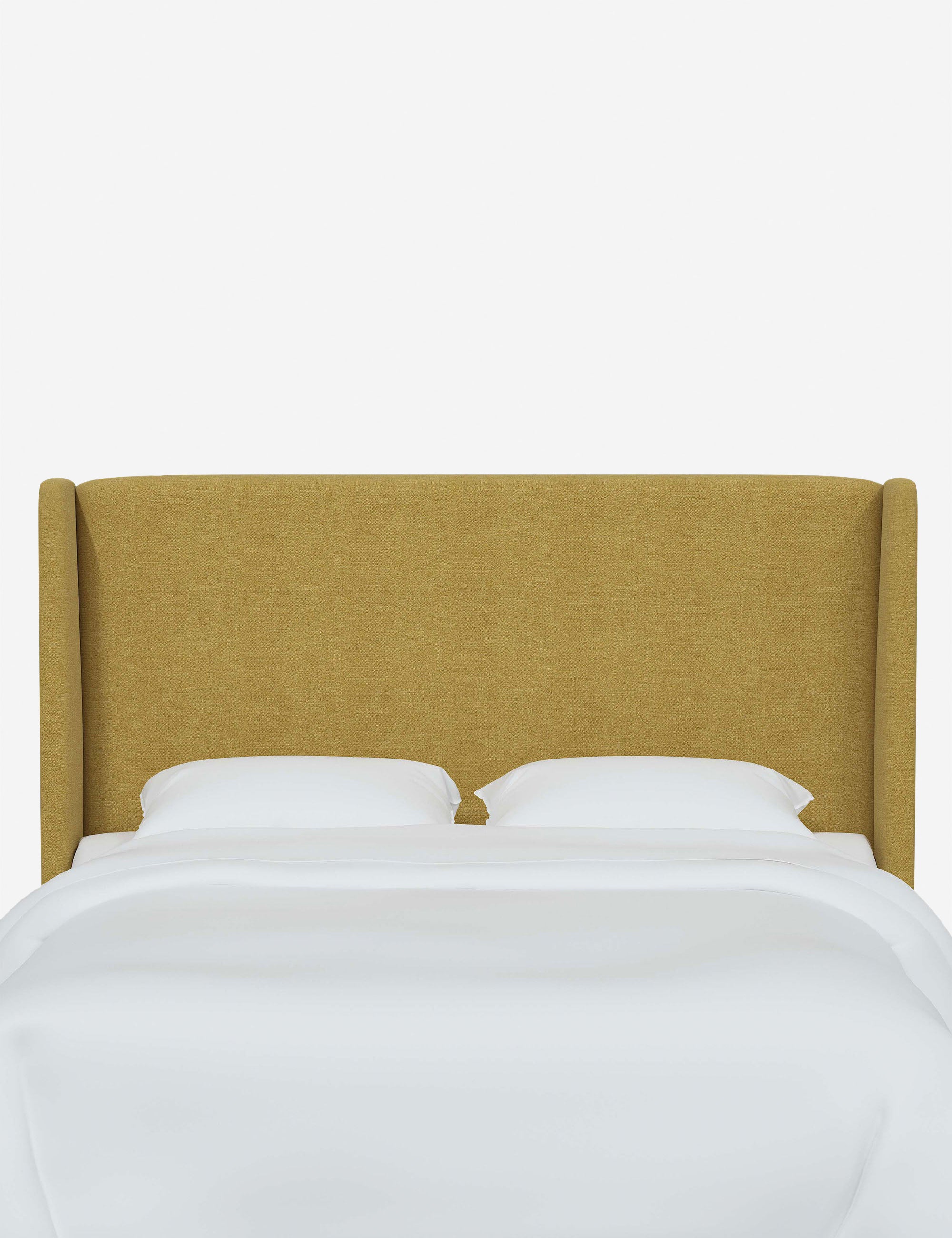 Adara Upholstered Headboard - Queen Size Bed Frame Headboard with Nailhead Trim - Perfect for Master Bedroom, Guest Room & Home Decor