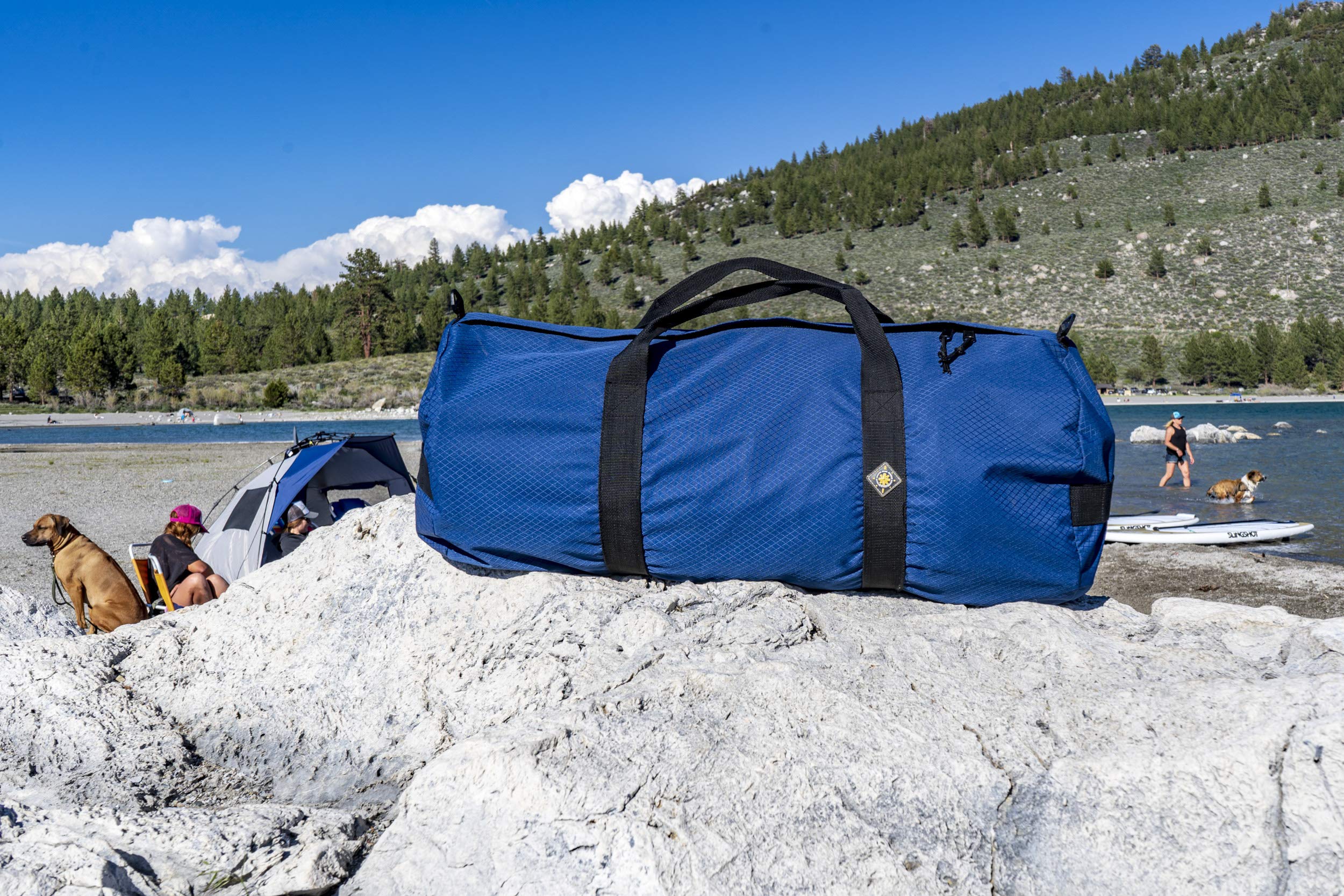 North Star Sports Large Duffle Bag - Waterproof Foldable Gym Bag for Travel, Tactical Equipment & Workout Gear | Perfect for Gym, Camping, Hiking & Airplane Carry-On