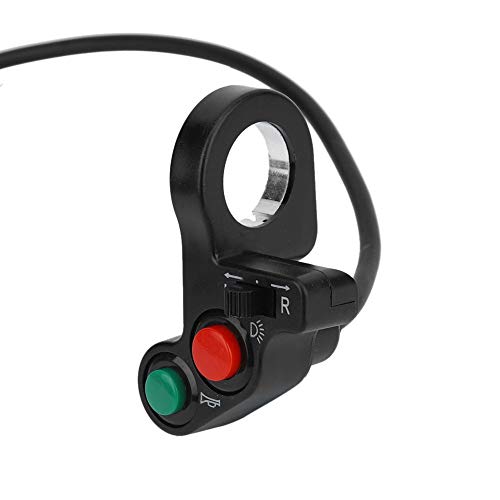 3-in-1 Motorcycle Turn Signal Horn Headlight Switch Combo - Universal for Electric Bikes, Scooters & Tricycles - Easy Installation & Durable Design - Perfect for Commuting, Off-Road & Custom Bike Upgrades