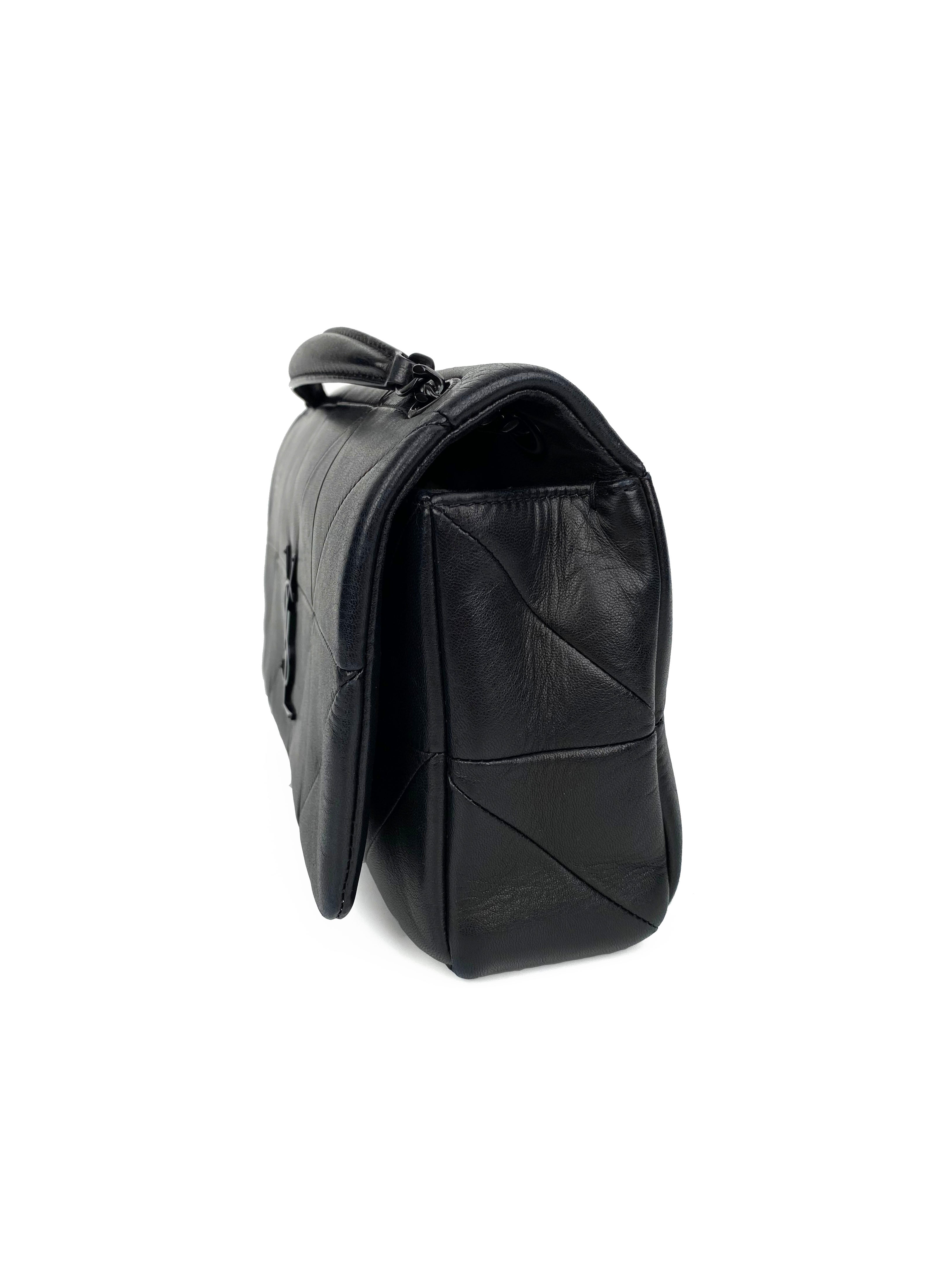Saint Laurent Medium Black Jamie Bag - Luxury Leather Crossbody Purse for Women | Perfect for Evening Out, Party & Date Night
