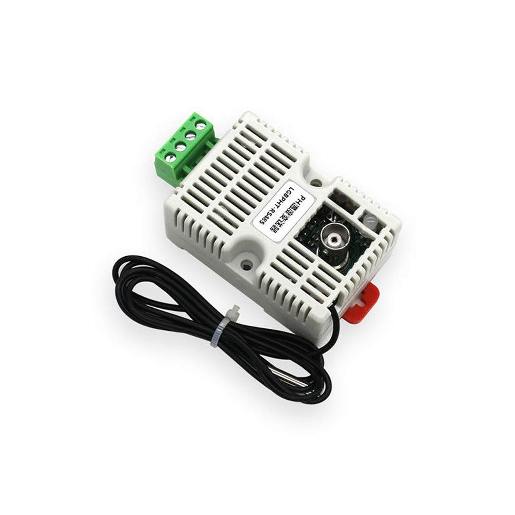 High Precision PH Temperature Transmitter Sensor Module with RS485/4-20mA/0-10V/0-5V Output - Ideal for Water Quality Monitoring, Aquaculture & Industrial Process Control