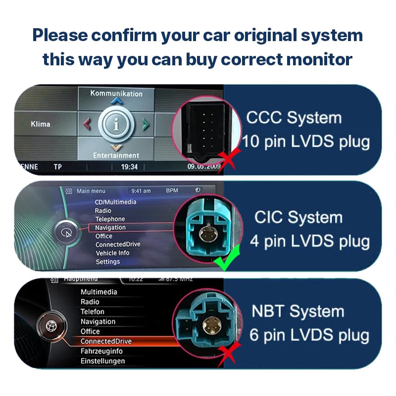 10.25 Inch Android 13 Car Stereo for BMW X5 E70 X6 E71 (2011-2014) - CIC System GPS Navigation with Wireless CarPlay, Bluetooth, WiFi & SWC - Perfect for Hands-Free Calling, Music Streaming & Mirror Link Navigation