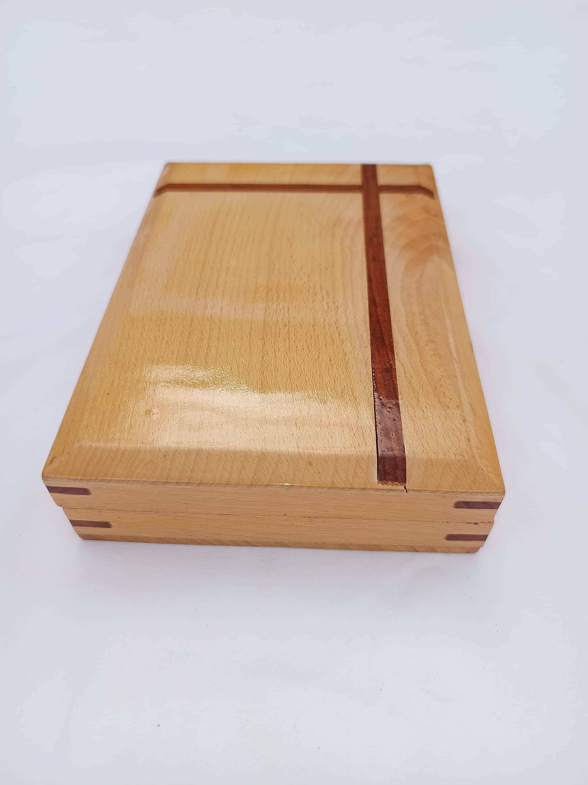 TIJARAT Wooden Jewelry Box with Pendant - Handcrafted Jewelry Organizer for Necklaces, Rings & Earrings - Elegant Storage Solution for Bedroom Vanity & Travel