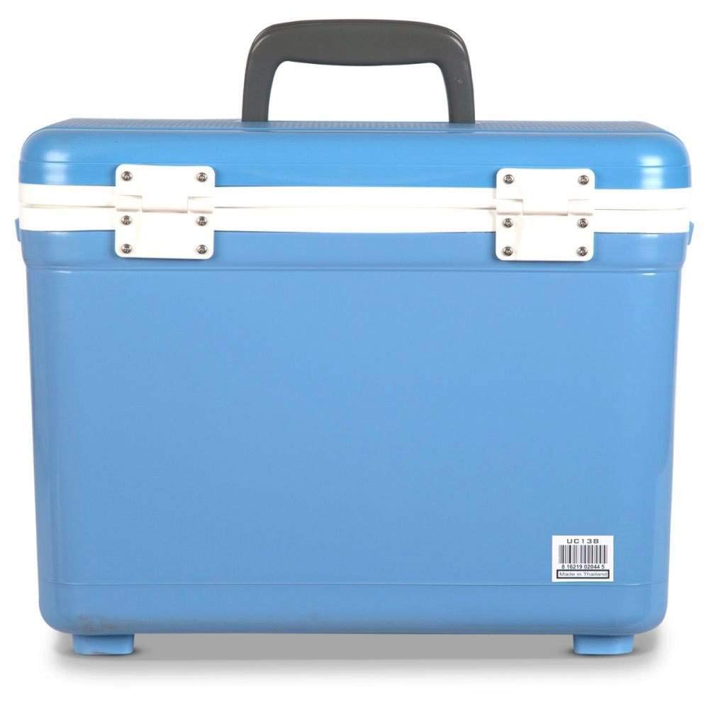 Engel 13 Quart Compact & Durable Leak Proof Outdoor Dry Box Cooler - 4 Pack Blue Coolers for Camping, Boating, Fishing & Picnic Storage