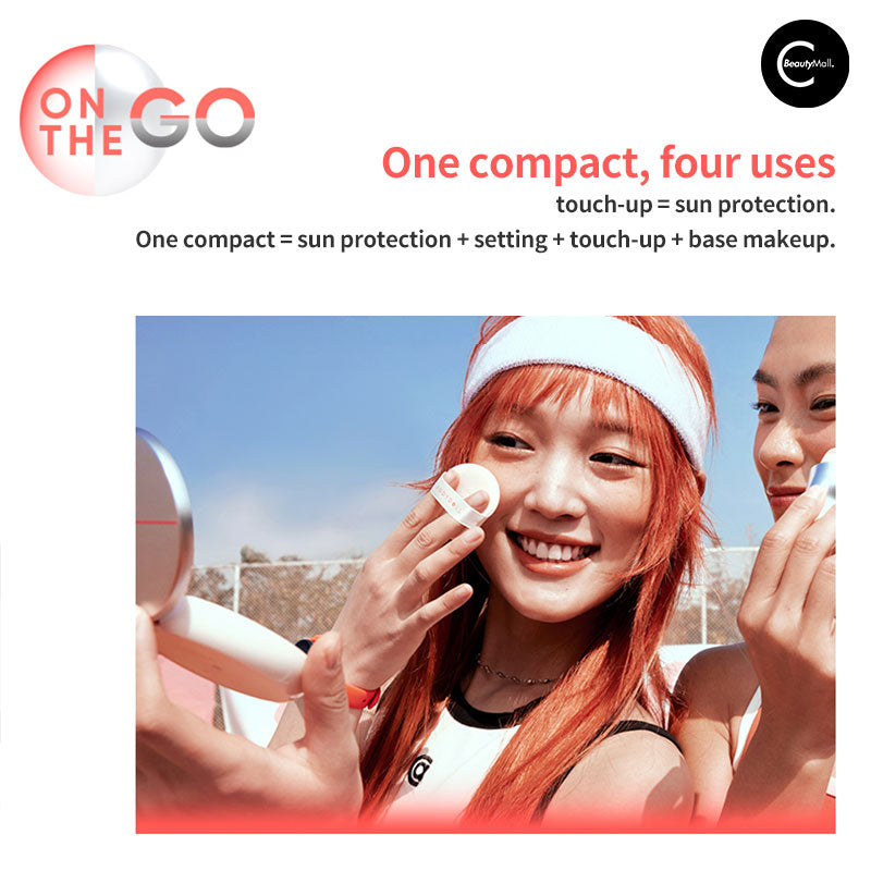 Judydoll Orange Label Sunscreen Compact SPF 50 PA+++ - Oil Control & Matte Finish Face Sunblock for Oily Skin | Perfect for Daily Use, Outdoor Activities & Makeup Base