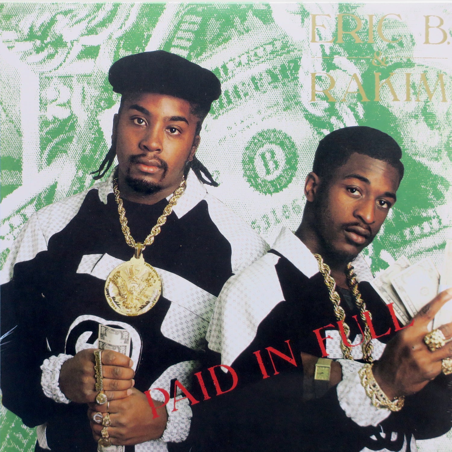 Eric B & Rakim 'Paid In Full' Vinyl 2LP Record - Classic Hip Hop Album for Music Collectors & DJs - Perfect for Home Listening & Vintage Music Enthusiasts