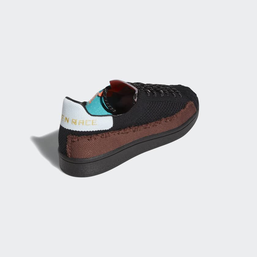 Adidas Men's Pharrell Williams Superstar Sneakers - White Leather Low-Top Shoes for Casual Wear & Street Style