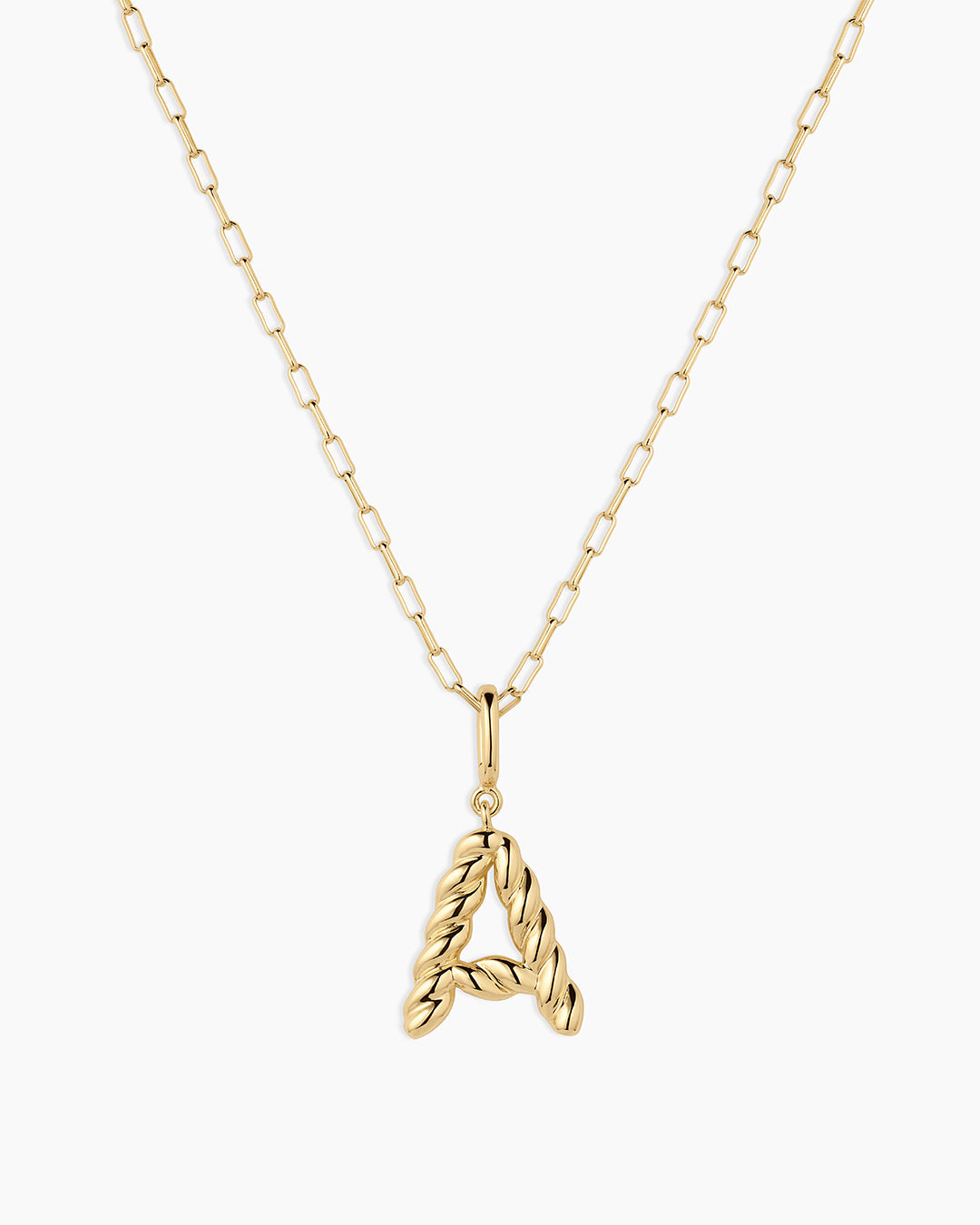 Alphabet Charm Necklace for Women - Personalized Initial Letter Pendant Jewelry for Gifts, Crew Statement Necklace for Everyday Wear & Layering