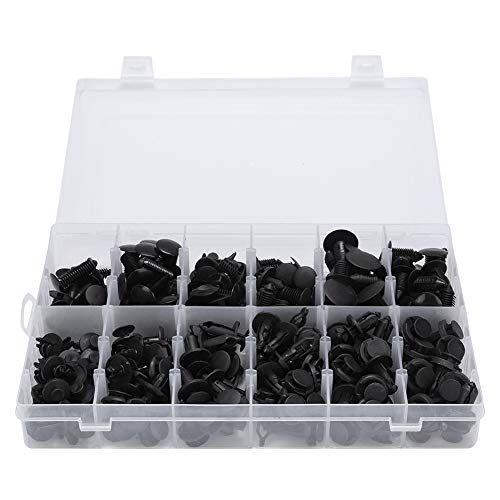 Car Body Clip Fasteners - 50pcs Auto Push Rivets Retainer Clips with Removal Tool | Durable Car Accessories for Bumper, Fender & Trim Repair | Perfect for DIY Auto Body Work