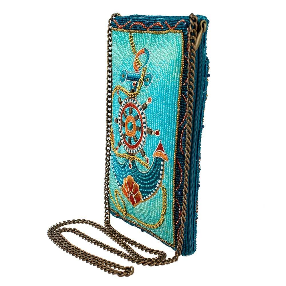 Stylish Mary Frances Anchors Away Mini Crossbody Bag - Perfect for Travel, Shopping & Everyday Use