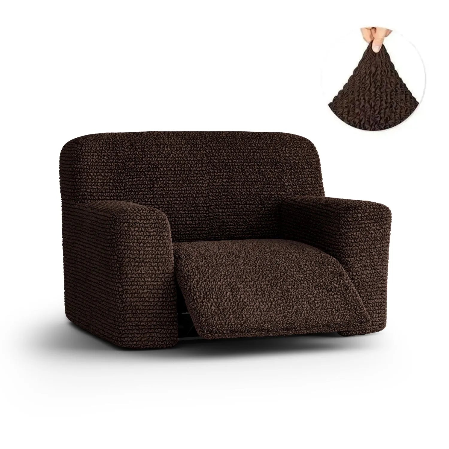 Large Reclining Armchair Slipcover - Microfiber Collection | Durable & Stylish Furniture Protector for Living Room, Home Theater & Office