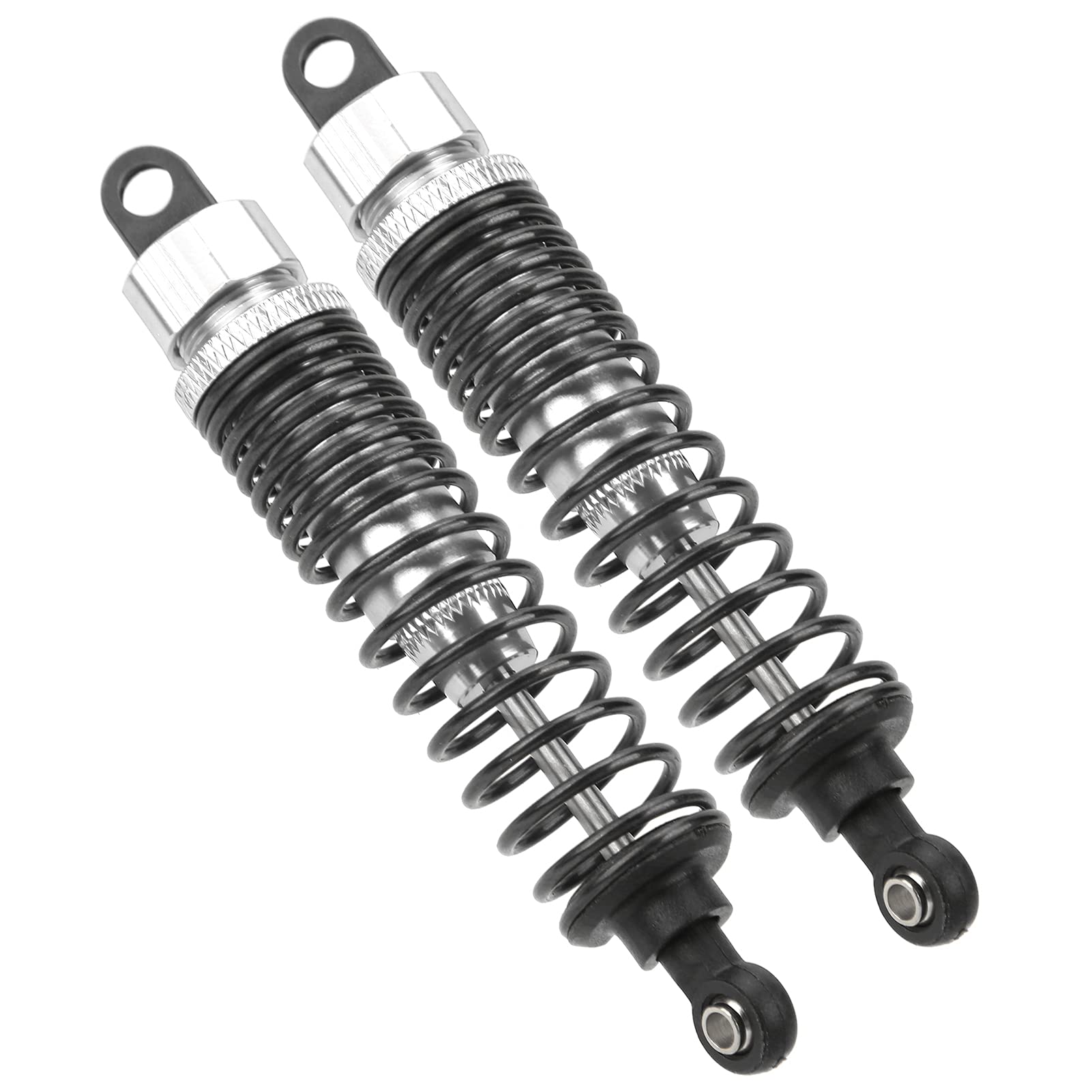VGEBY 2pcs 100mm RC Metal Shock Absorber Damper for Traxxas Slash 2WD - Heavy Duty Upgrade Parts for Off-Road RC Cars - Perfect for Bashing, Racing & Trail Driving