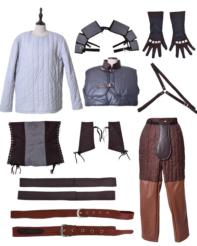 Miccostumes Men's The Witcher Cosplay Costume Outfit - Geralt of Rivia Halloween Costume, LARP, Comic Con & Cosplay Events
