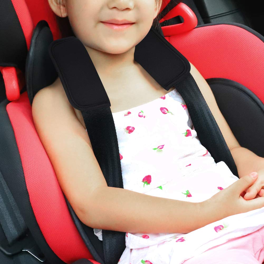 Soft Baby Car Seat Strap Covers - Shoulder Pads for Strollers & Pushchairs