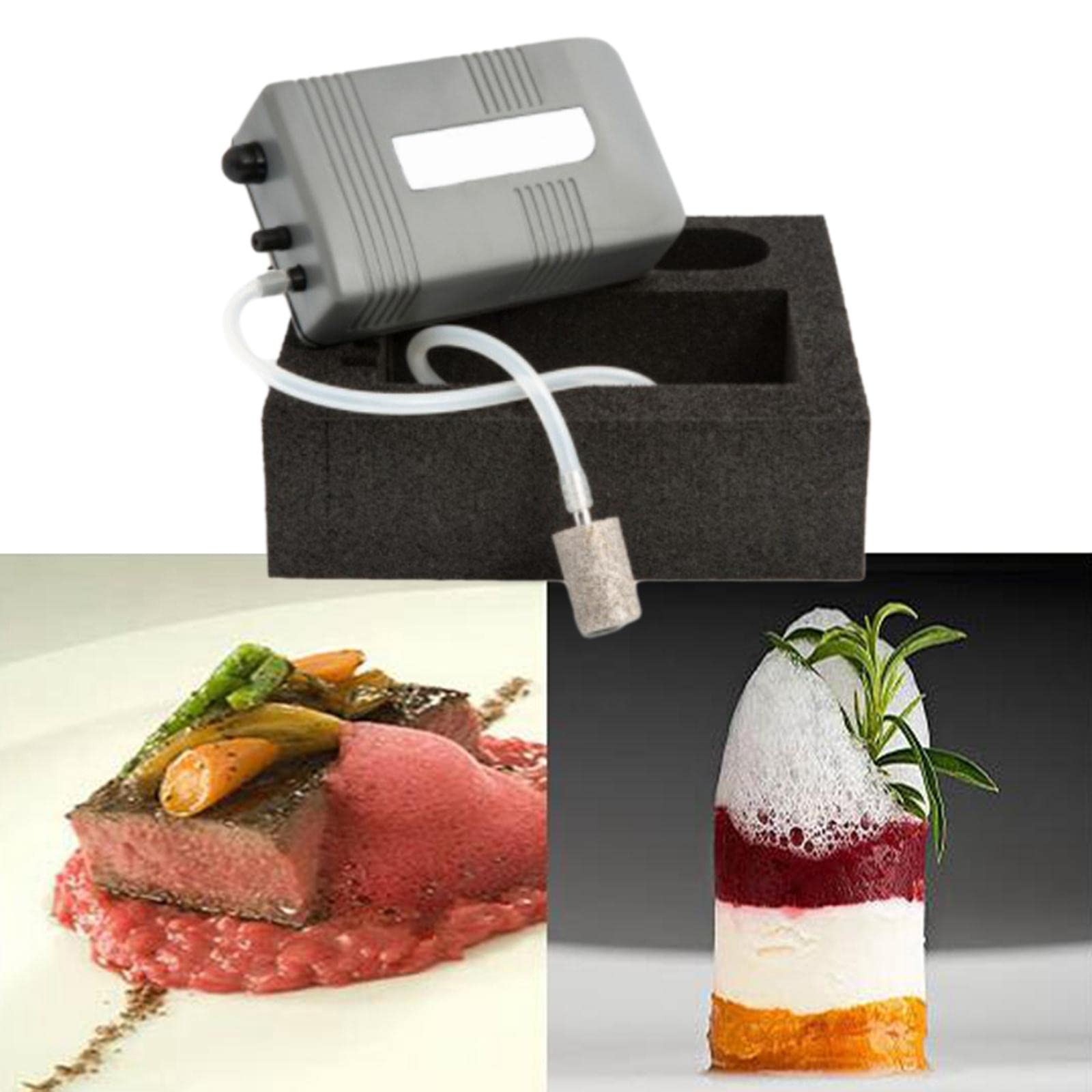 Baoblaze Professional Food Bubble Maker - Portable Foam Machine for Chefs & Culinary Enthusiasts | Perfect for Molecular Gastronomy, Cocktail Foam & Plating Decoration