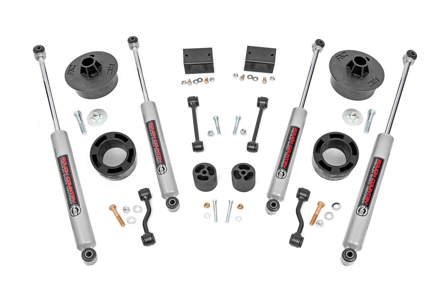 2.5 Inch Lift Kit for Jeep Wrangler JL (2024) & Wrangler Unlimited (2024-2025) - Heavy Duty Suspension Spacers | Model N3 | Part# 79430 | Off-Road Adventure & Performance Upgrade
