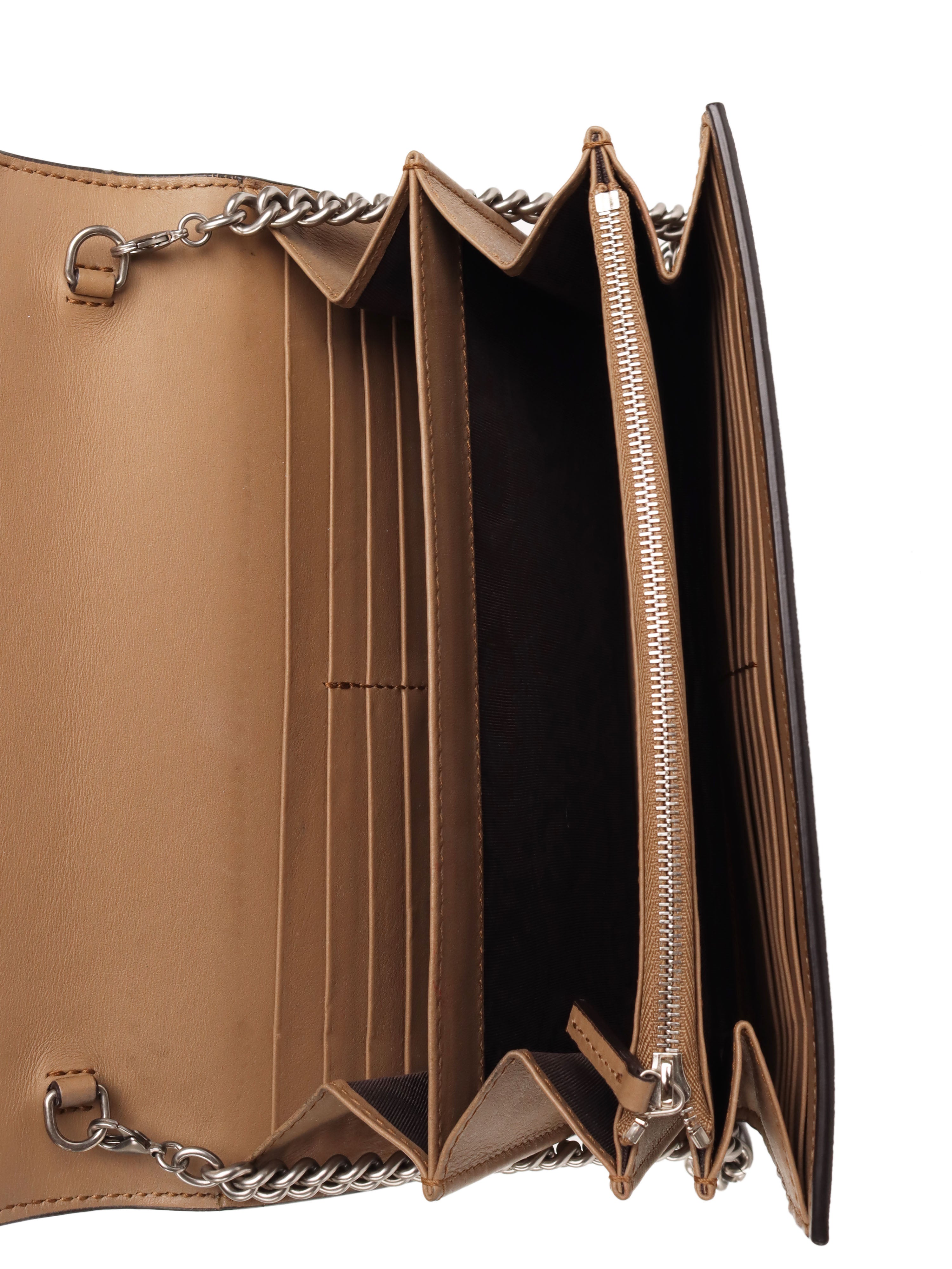 Gucci Dionysus GG Supreme Chain Wallet Bag for Women - Luxury Designer Crossbody Purse with Adjustable Strap - Perfect for Parties, Travel & Everyday Use