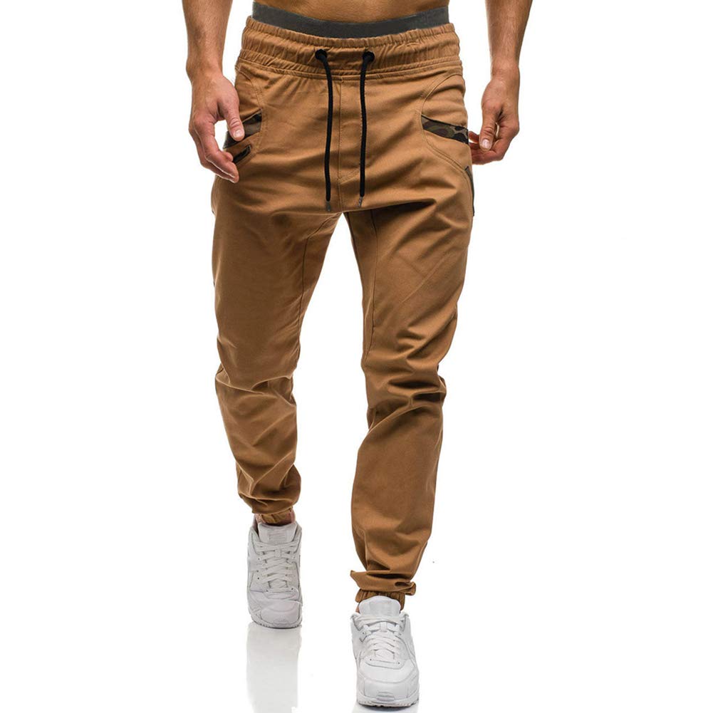 Men's Athletic Jogger Pants - Comfortable Cotton Cargo Sweatpants for Running, Gym & Casual Wear | Breathable Trousers for Workout, Lounge & Outdoor Activities