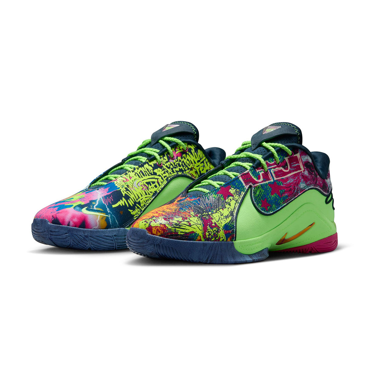 LeBron XXII BW EP 'Blustery Fireberry Ghost Green' Basketball Shoes - High-Performance Sneakers for Men, Court & Street Wear, Perfect for NBA Games, Training & Casual Style