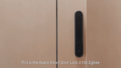 Aqara D100 Smart Door Lock - Keyless Entry, Fingerprint & Bluetooth Access - Secure Your Home with Smart Technology - Perfect for Apartments, Houses & Vacation Rentals