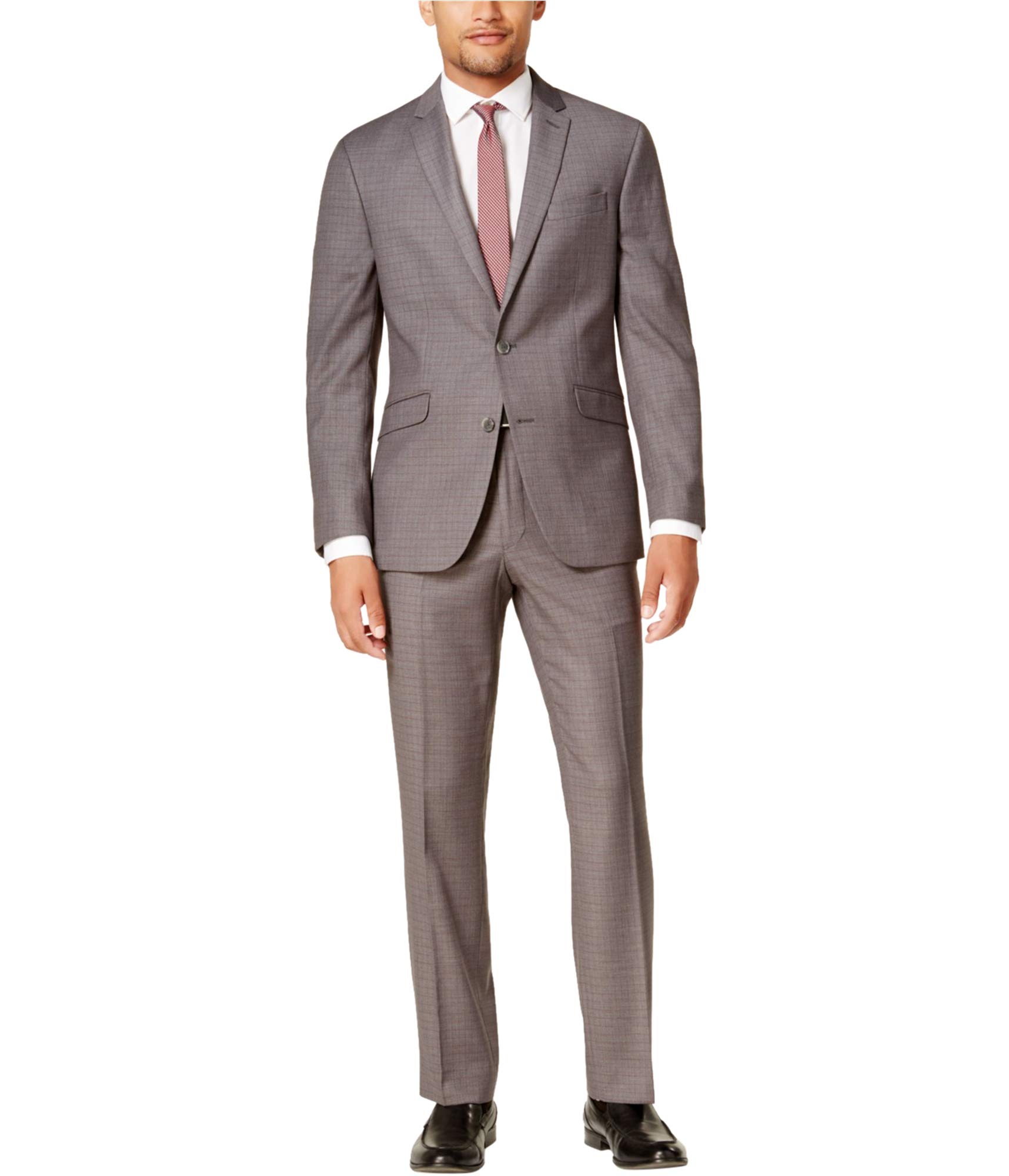 Kenneth Cole Men's Slim Fit Two-Button Formal Suit - Perfect for Business Meetings, Weddings & Special Occasions