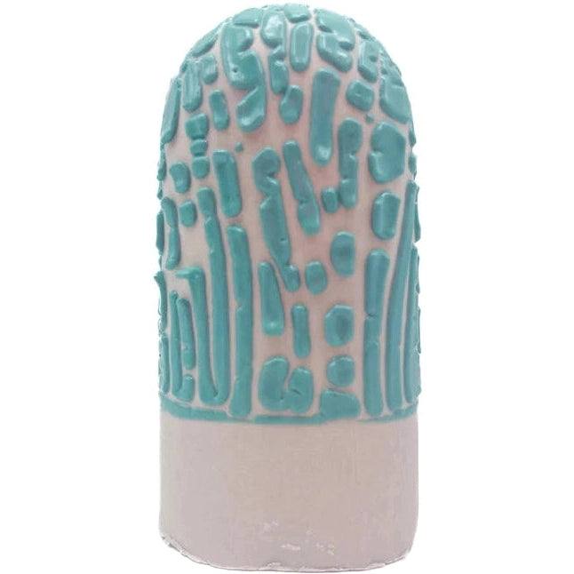 Ritual Glaze Ceramic Crawl Bowl - Handmade Turquoise Pottery for Home Decor & Meditation Rituals | Perfect for Yoga Studios, Zen Gardens & Spiritual Spaces