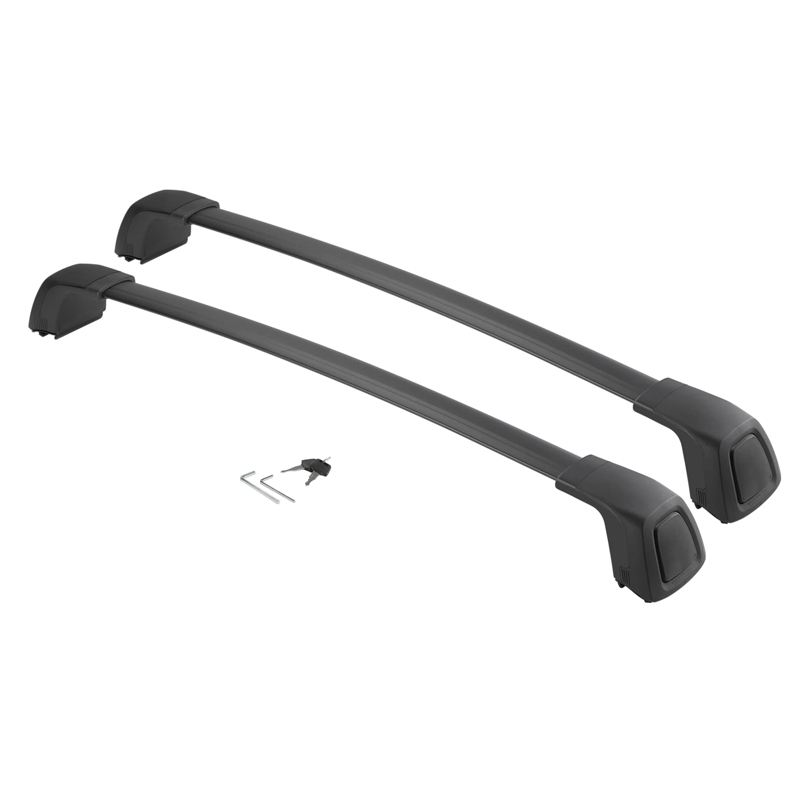 BougeRV Aluminum Roof Rack Cross Bars for Kia Sorento & Sorento Hybrid 2021-2025 - Lockable Anti-Rust Cargo Carrier for Kayak, Ski, Canoe, Bike (Not for X-Line Trim) | Perfect for Road Trips & Outdoor Adventures