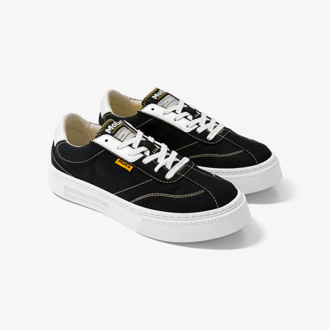 MoEa GEN4 Black Banana Sneakers - Trendy Comfortable Running Shoes for Men & Women - Perfect for Gym, Workouts, and Casual Wear