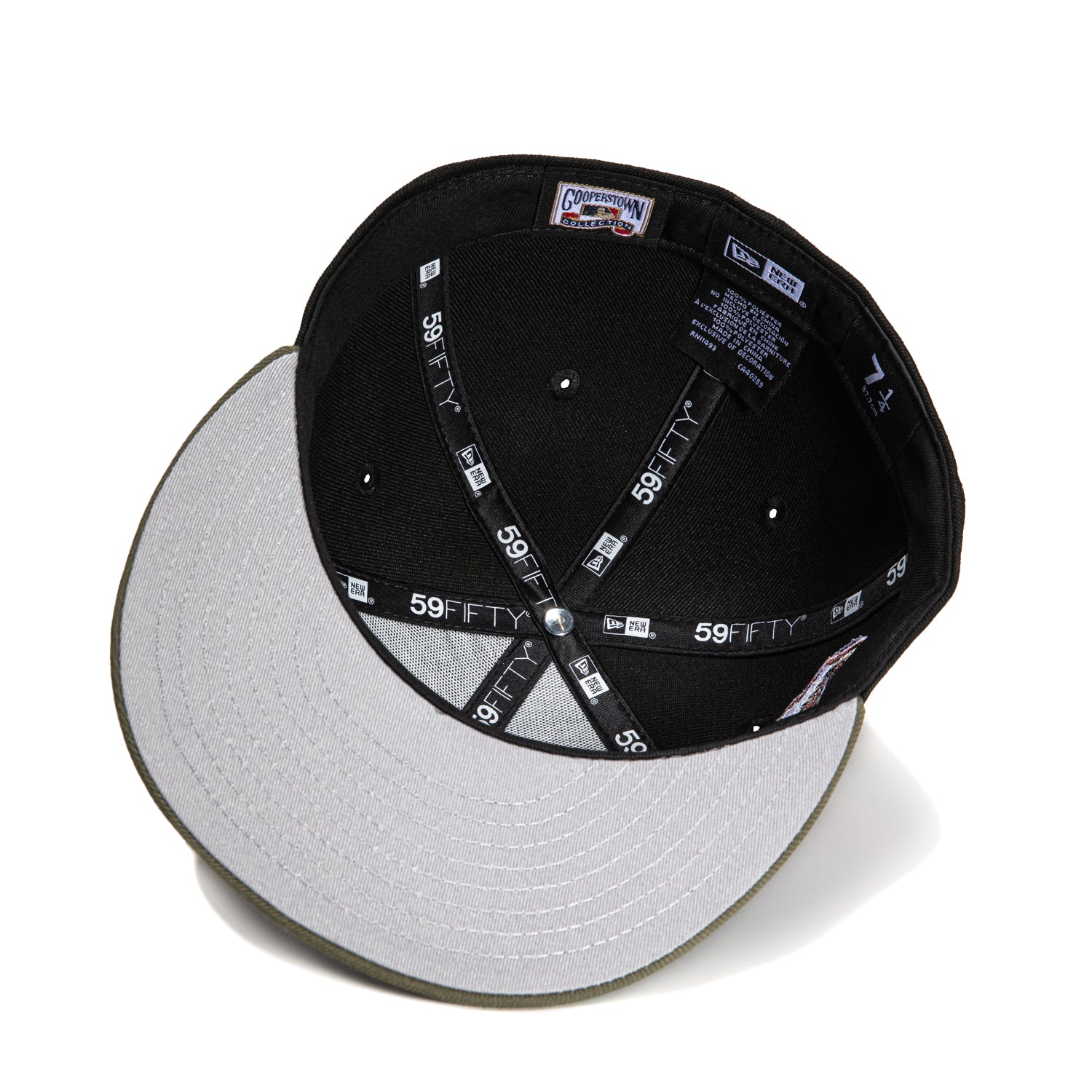 New Era 59Fifty Arizona Diamondbacks Inaugural Patch Snakehead Baseball Cap - Black & Olive - Official MLB Snapback Hat for Men & Women - Perfect for Games, Fan Gear & Streetwear Fashion