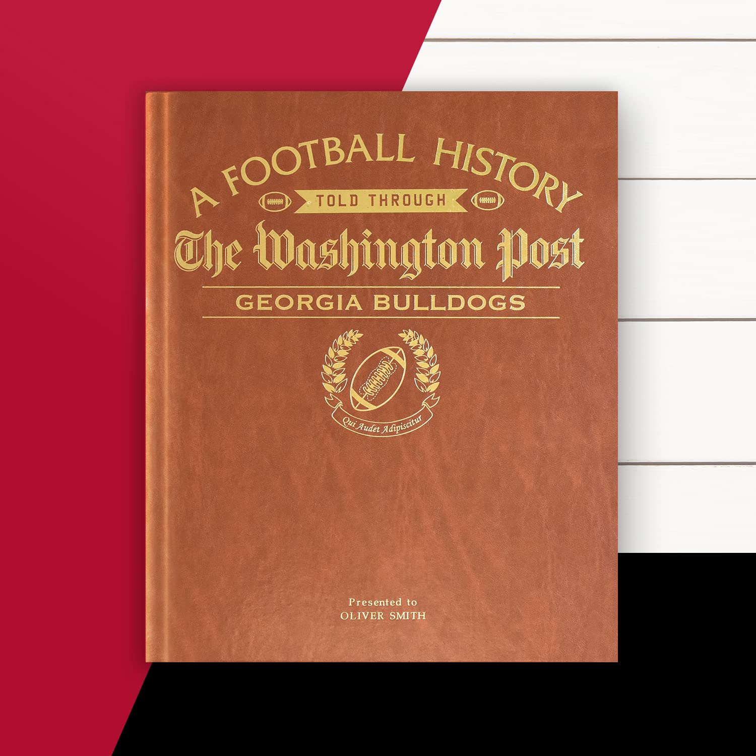 Personalized College Football Newspaper History Book - A3 Large Deluxe Hardcover for Fans, Alumni & Students | Unique Sports Memorabilia Gift for Graduation, Game Day & Home Decor