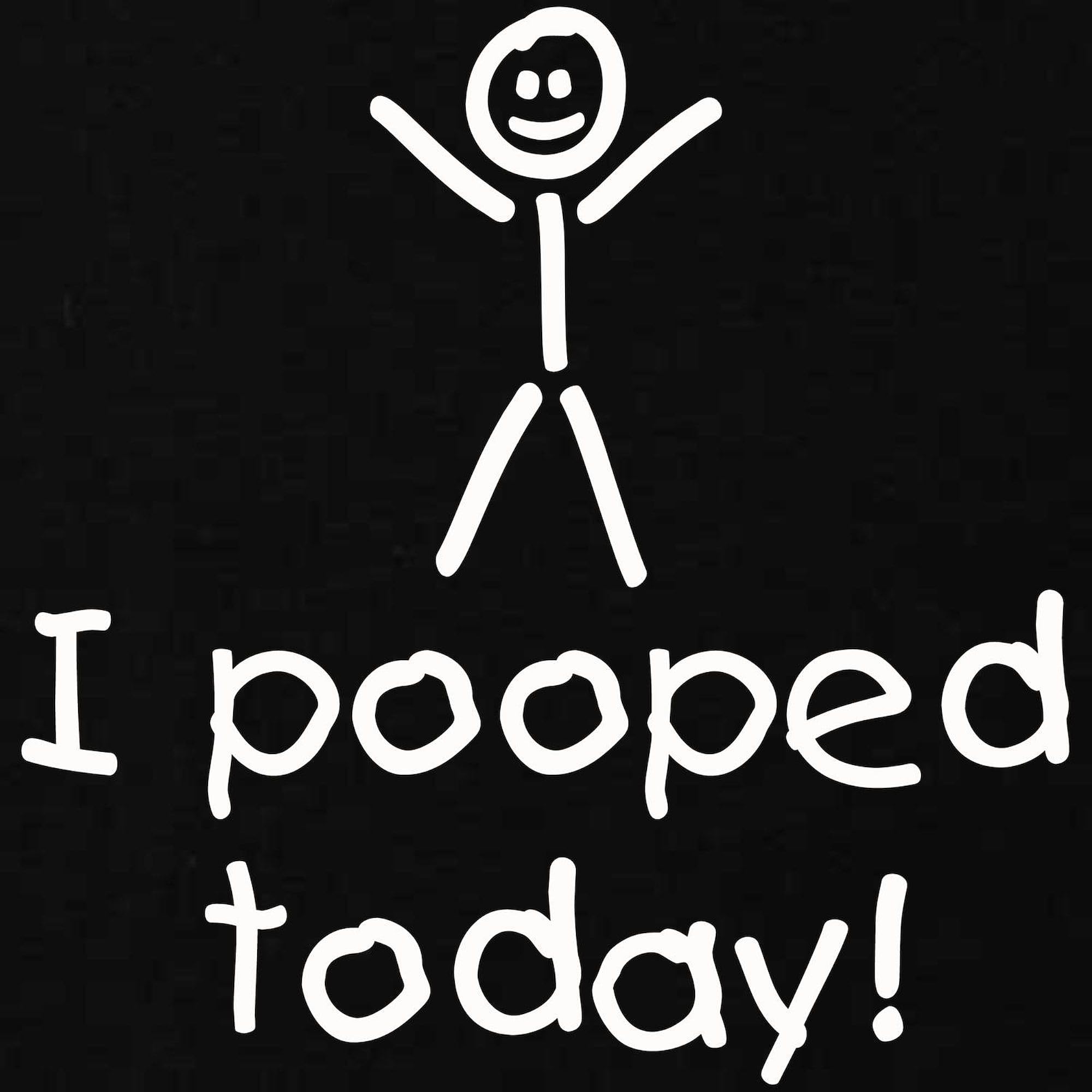 Funny Kids Dark Cotton T-Shirt - 'I Pooped Today' Humor Design | Comfortable & Soft for Daily Wear | Perfect for Playdates, School Events & Family Outings