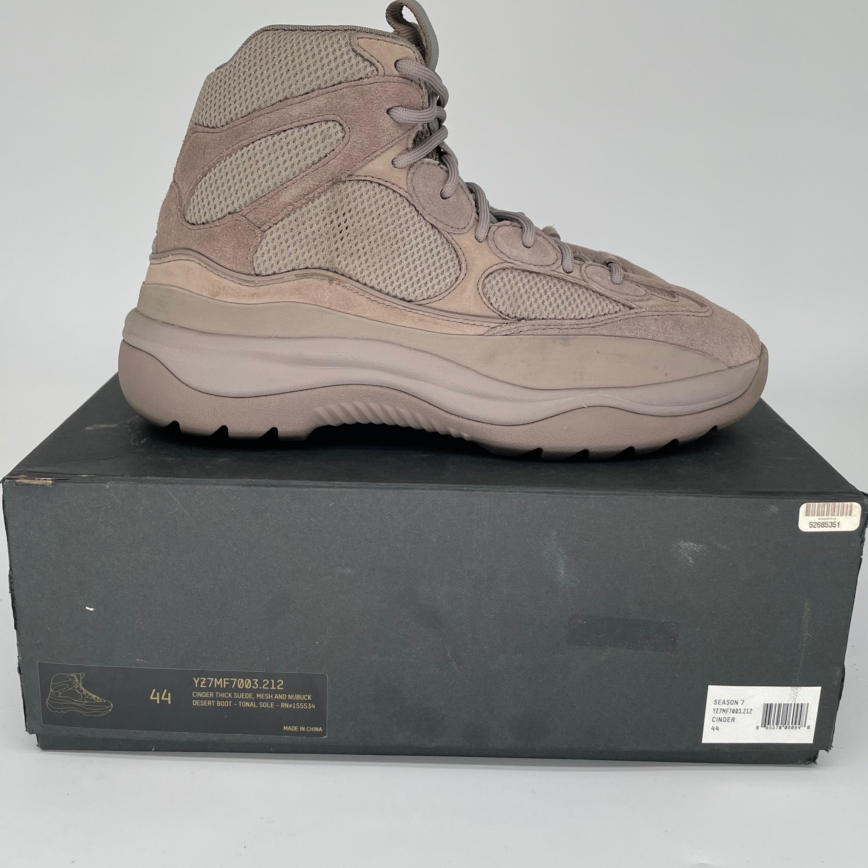 Adidas Yeezy Desert Boot Cinder - Men's Size 10 (YZ7MF7003212) | Stylish & Comfortable Hiking & Outdoor Shoes for Men