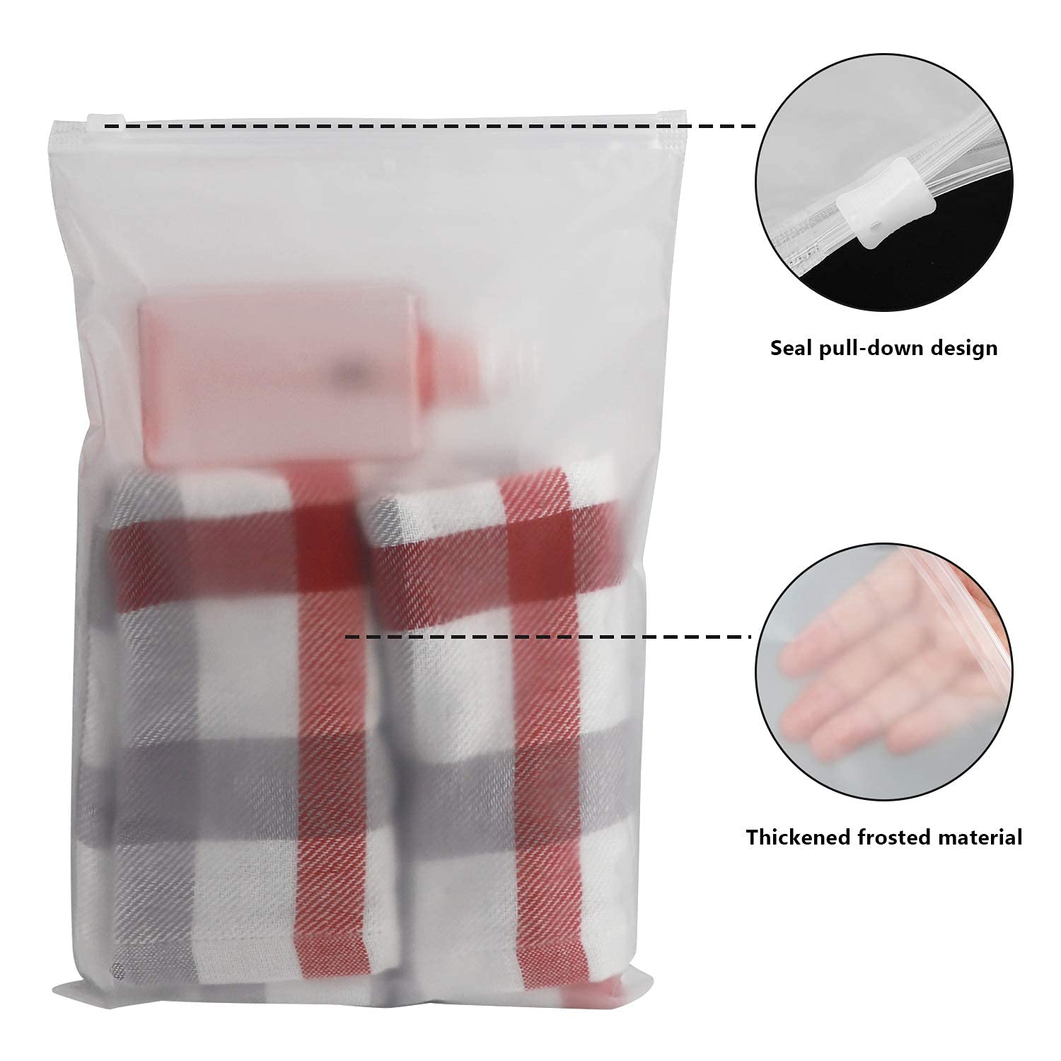 100pcs 8x12 Inch Heavy Duty Clear Plastic Bags for Small Business | Bikini Organizer, Swimsuit, T-Shirt, Mailing & Shipping Bags | Perfect for Bra, Underwear, Panties & Leggings Storage | Durable Poly Bags for Retail, E-commerce & Travel Organization