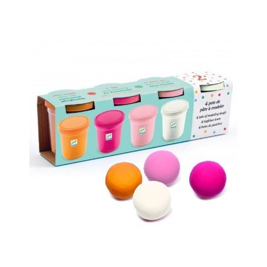 4 Pack of Play Dough - Sweet Colors Non-Toxic Modeling Clay for Kids, DIY Arts & Crafts, Sensory Play & Creative Learning Activities