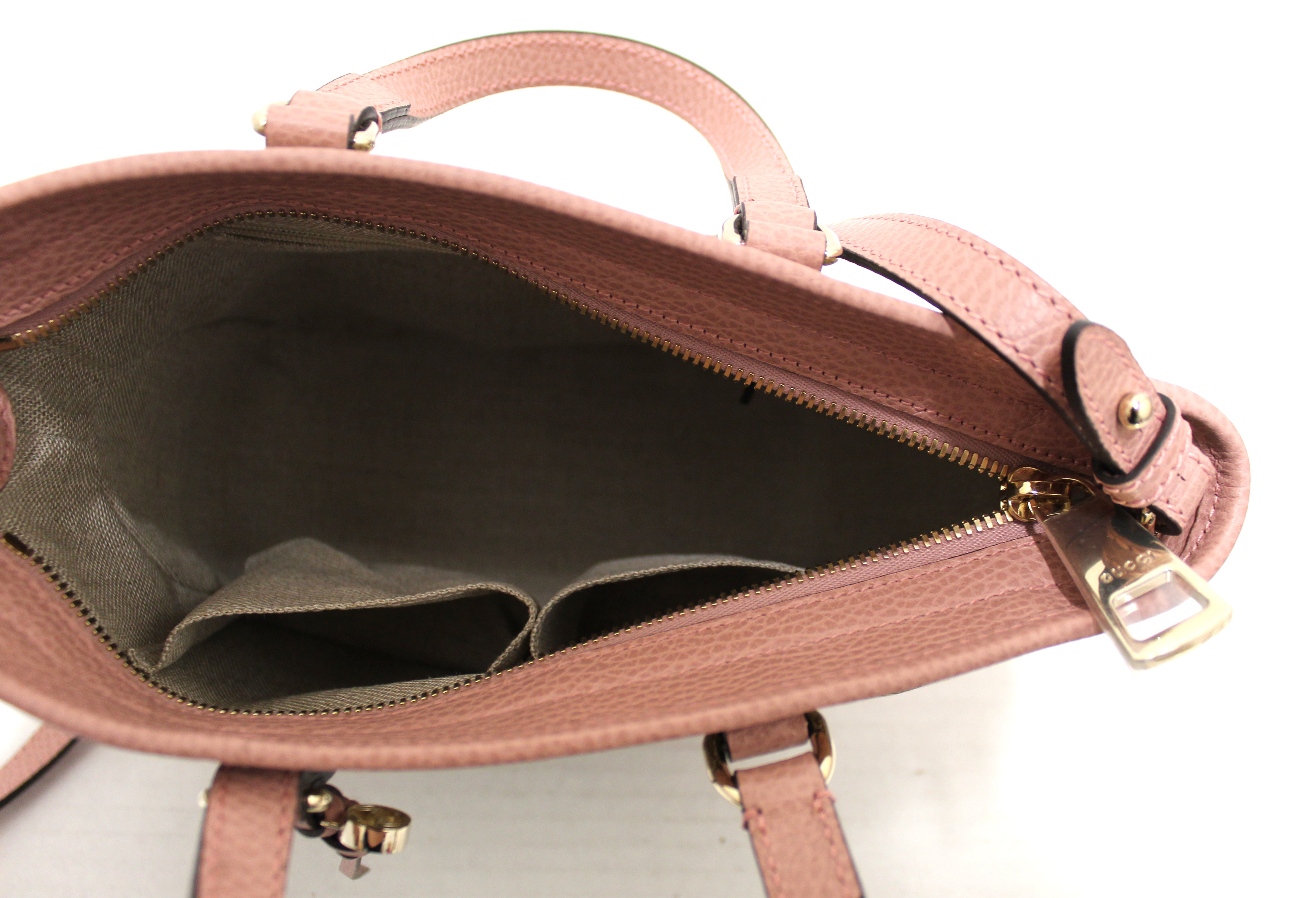 Authentic Gucci Pink Bree Small Tote Crossbody Handbag 449241 | Luxury Designer Shoulder Bag for Women | Perfect for Date Night, Shopping & Travel