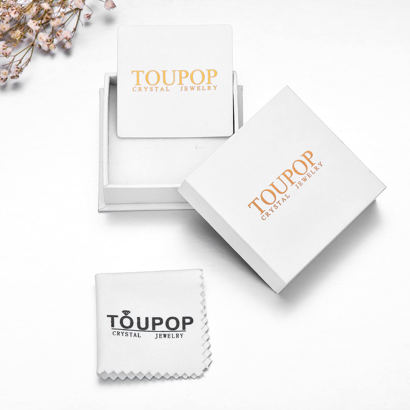 TOUPOP 14k Gold Plated Sterling Silver Birthstone Teardrop Stud Earrings for Women - Elegant Dangle Jewelry for Birthday, Mother's Day & Special Occasion Gifts | Perfect for Weddings, Parties & Everyday Wear