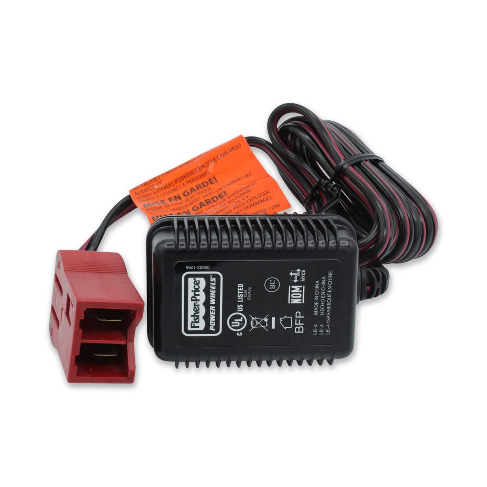 Original B2008 Power Wheels Rapid Battery Charger Replacement - High Precision & Fast Charging for Kids Ride-On Cars - Perfect for Home, Backyard, and Outdoor Play