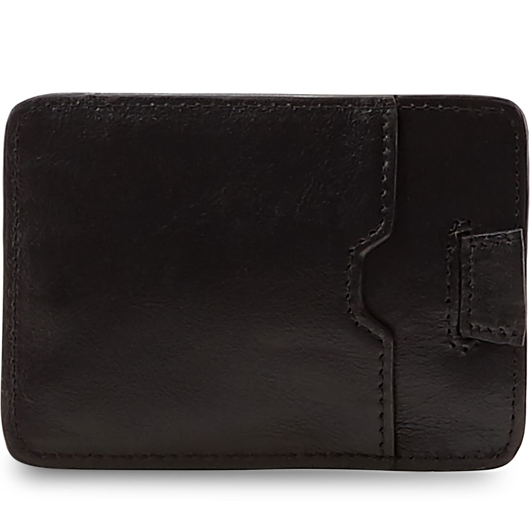 Premium Picard Leather Card Holder in Apache Black - Slim RFID Blocking Wallet for Men & Women - Perfect for Travel, Business & Everyday Use