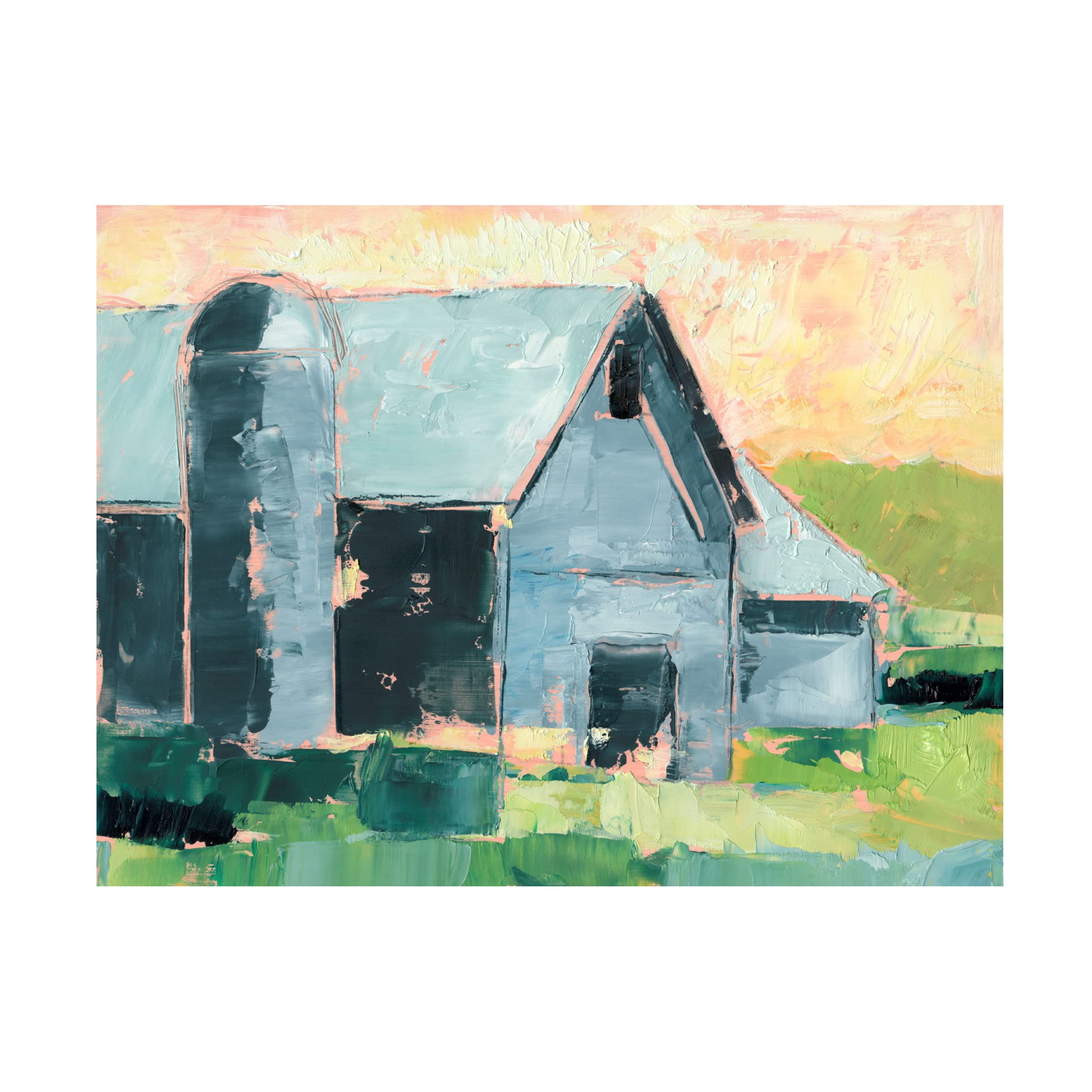 Ethan Harper 'Southern Glow I' Canvas Wall Art Print - Modern Landscape Painting for Living Room, Bedroom & Office Decor