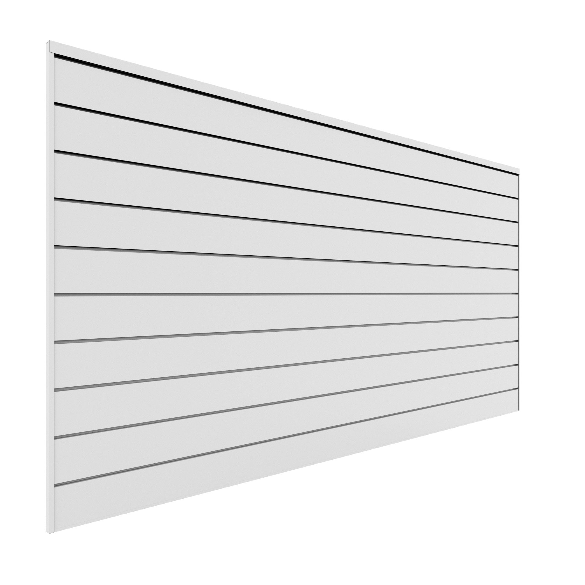 4 x 8 ft. PVC Slatwall Panel - Durable Retail Display System for Stores & Garages - Perfect for Organizing Tools, Merchandise & Accessories