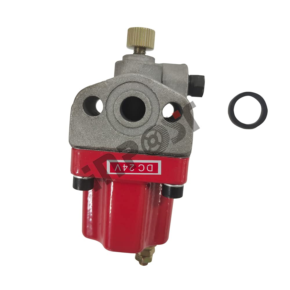 24V 1 Terminal Stop Solenoid 3054291 for Cummins NTA855 Engine - Replacement Fuel Shutoff Valve for Heavy Duty Trucks & Construction Equipment