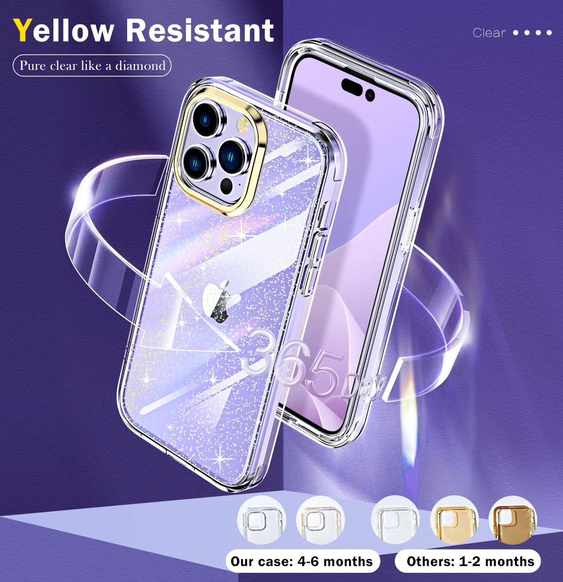 Hocase Shockproof Hybrid Case for iPhone 14 Pro Max (6.7