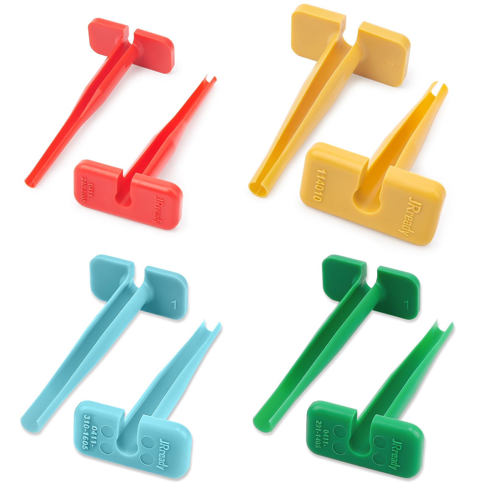 JRready ST5330 Deutsch Pin Removal Tool Kit - 12#16#20# Solid/Stamped Contacts for 12-22 AWG Wires | Plastic Terminal Release Tool for Deutsch DT/DTM/DTP/DTV/HD Series Connectors | 6-Piece Set for Automotive, Marine & Industrial Electrical Repairs