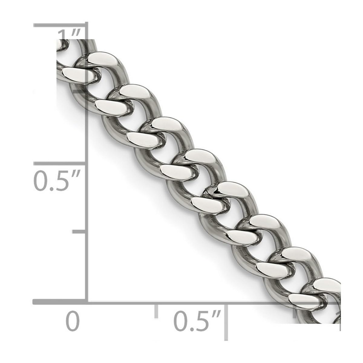 Stainless Steel Curb Chain Necklace for Women & Men - 16 18 20 22 24 30 Inch Lengths | Durable Unisex Jewelry for Everyday Wear, Gifts & Layering