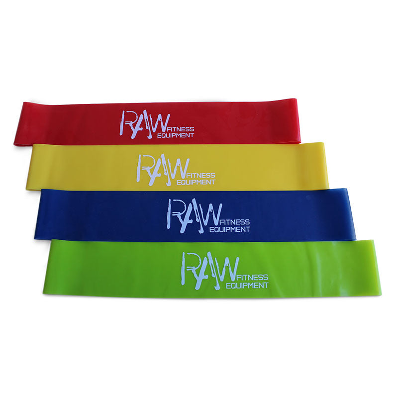 Resistance Bands for Glutes & Legs Workout - 4 Pack Set of Micro Booty Bands - Perfect for Home Gym, Yoga, Pilates & Physical Therapy