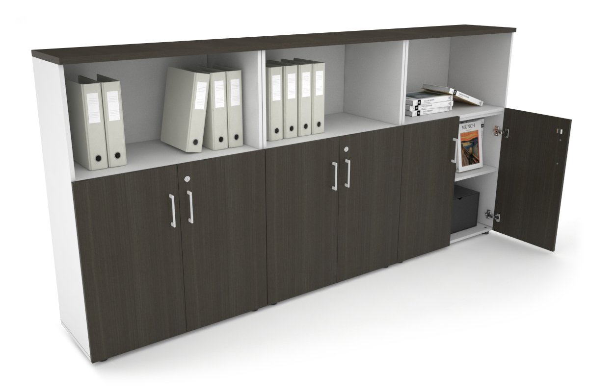 Medium Uniform Storage Cabinet with Small Doors [2400W x 1170H x 350D] - Perfect for Office, School, or Home Organization