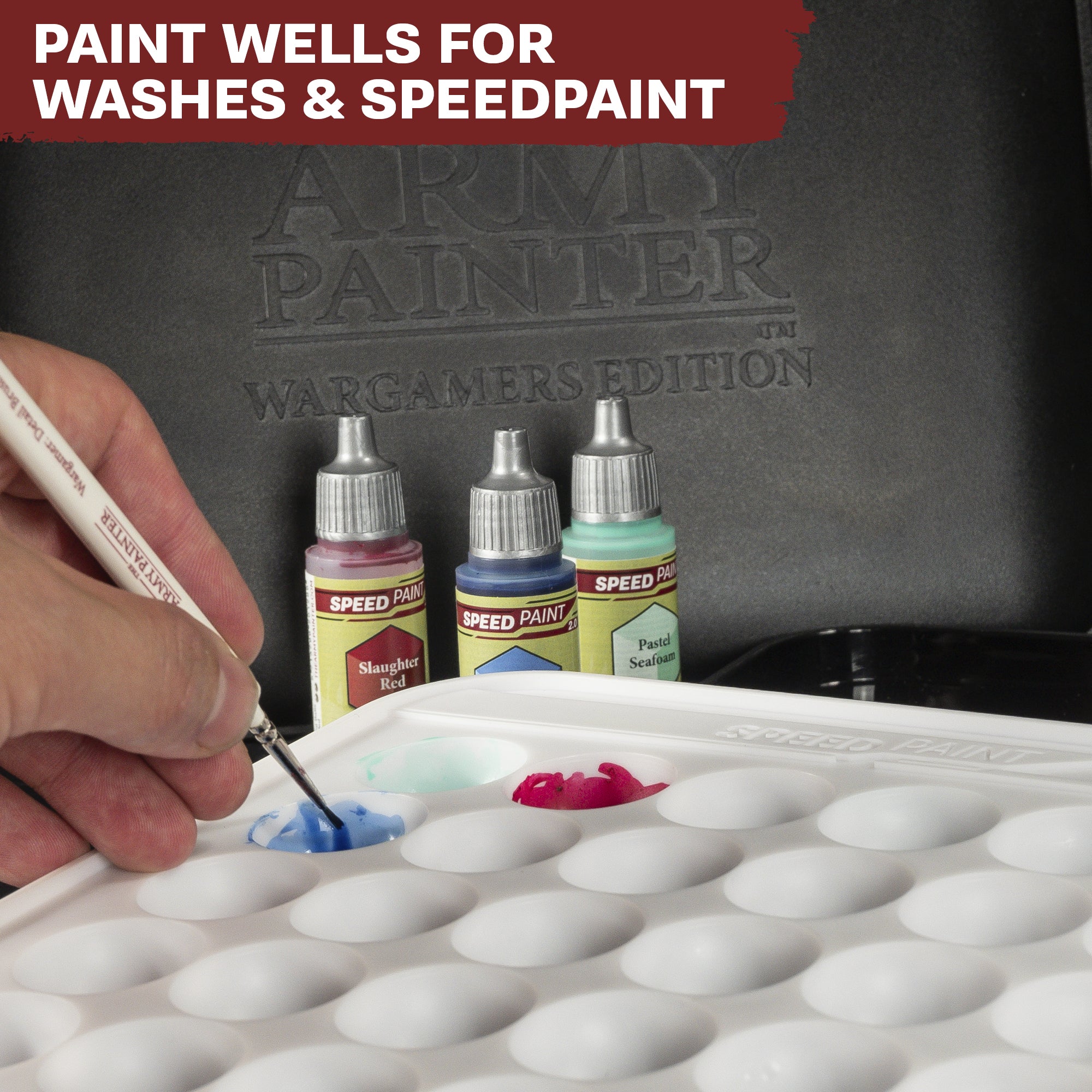 Wargamers Edition Wet Palette Bundle - Premium Miniature Painting Palette for Tabletop Gaming & Hobbyists - Perfect for Acrylic Paints & Miniature Models
