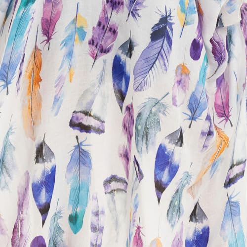 Kc41 Blue Purple Feather