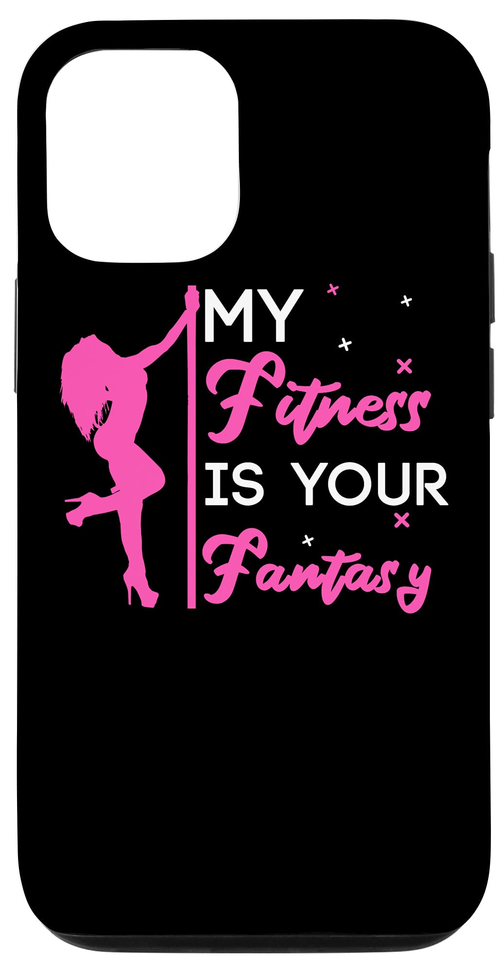 iPhone 12/12 Pro Pole Dancer Fitness Case - Durable Phone Cover for Pole Dancing & Workouts - Perfect for Dance Classes, Gym Sessions & Fitness Enthusiasts