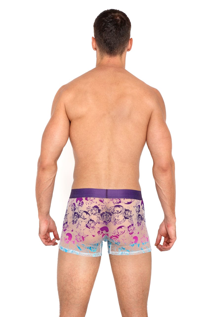 Snake Rose Burnout Ombre Trunk - Stylish Swimwear for Men | Perfect for Beach, Pool & Summer Vacations